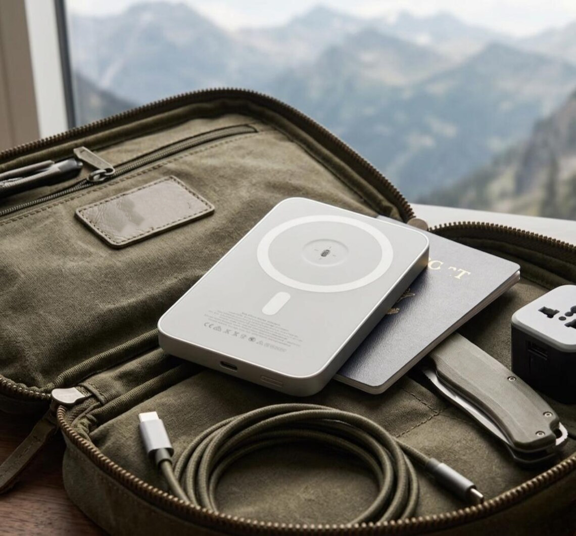 15W MagSafe PD 20W Ultra Slim Lightweight Wireless Power Bank