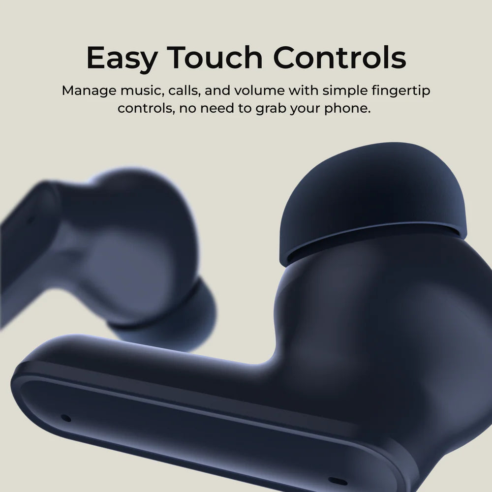 4g Lightweight Bluetooth 5.4 Touch Control In-Ear Wireless Earbuds