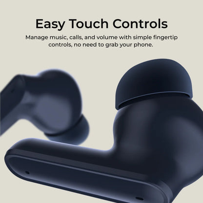 4g Lightweight Bluetooth 5.4 Touch Control In-Ear Wireless Earbuds