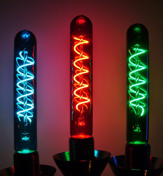 Spiral Filament T30 Vintage Colored LED Bulb