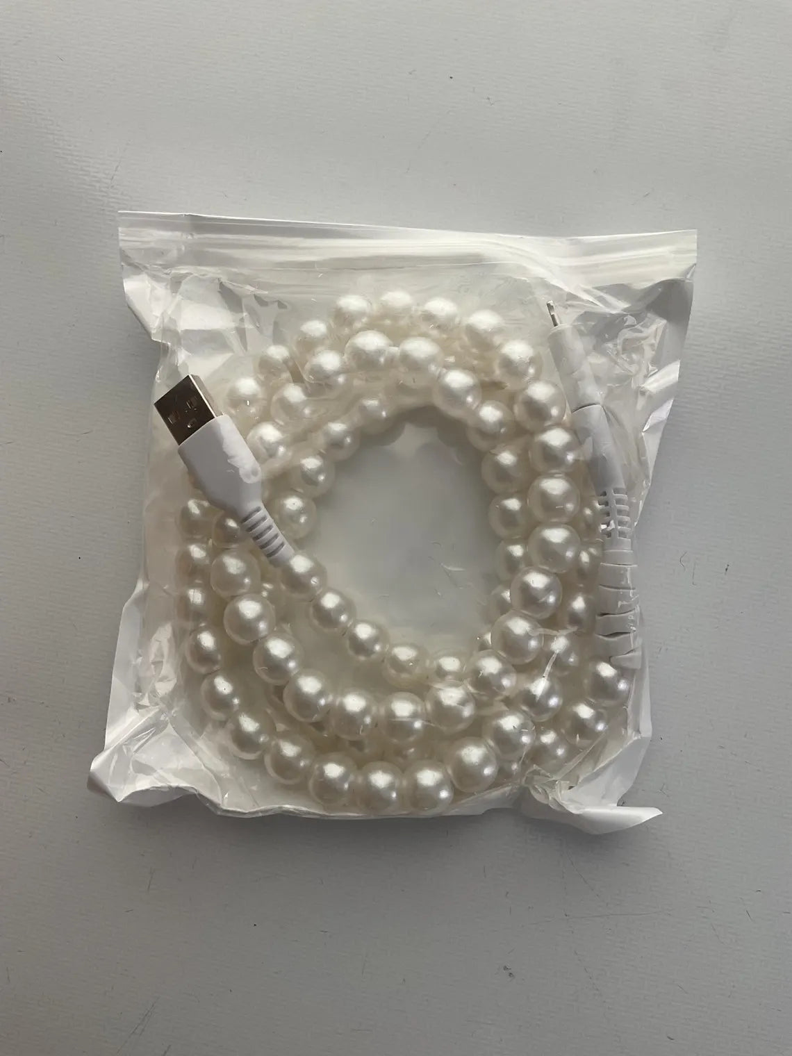 Beaded Dual Head Multi Function Charging Cord
