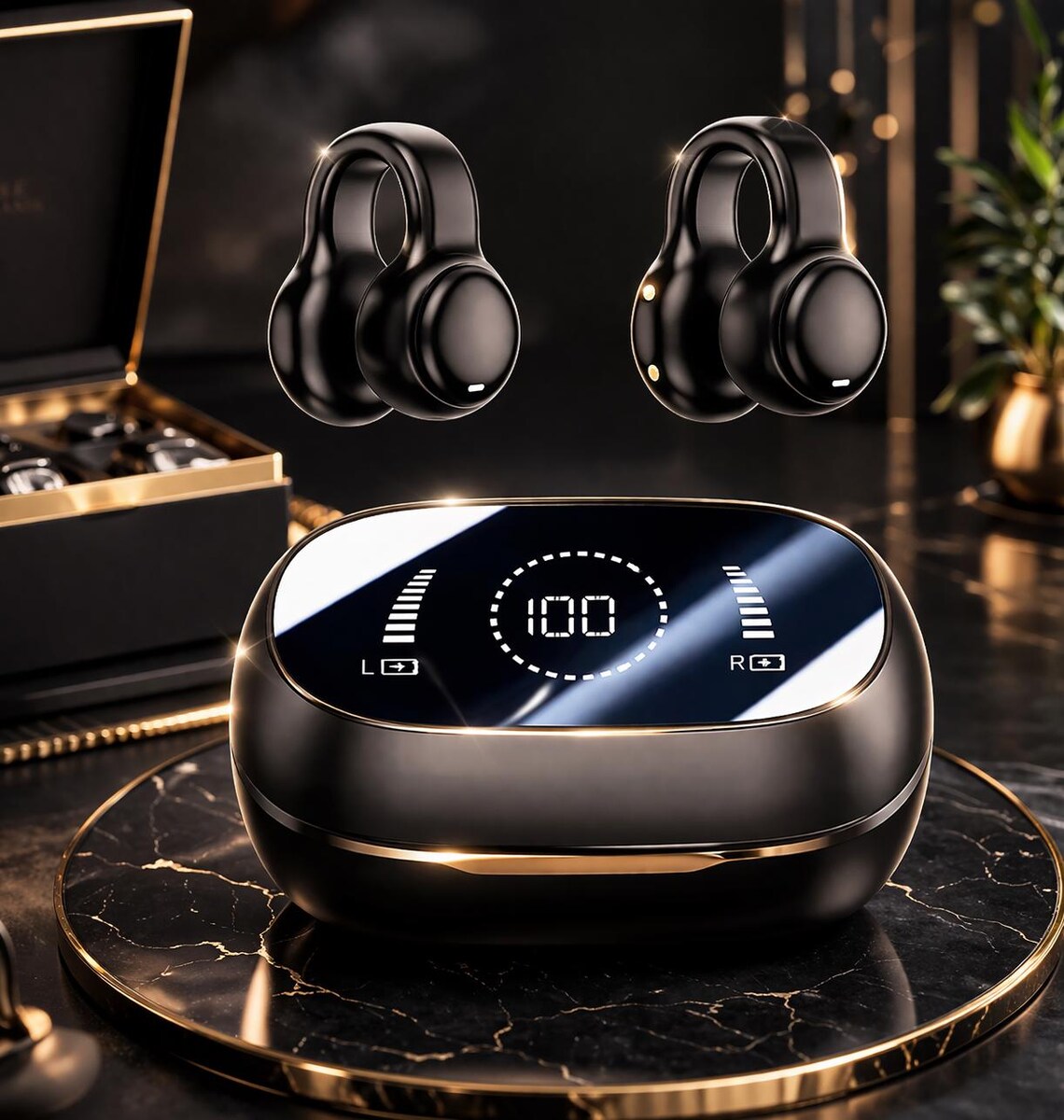 Open Ear Clip-On TWS Earbuds