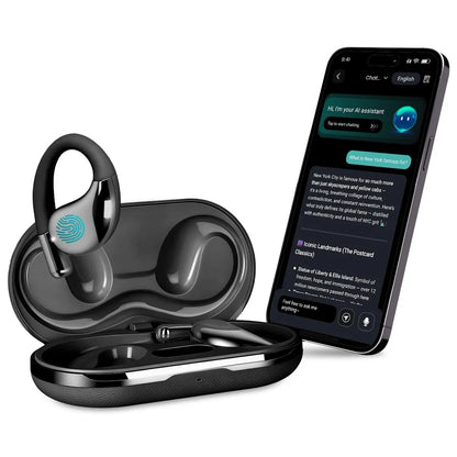 Open Ear AI Translation Wireless Earbuds V5.4 with APP Control