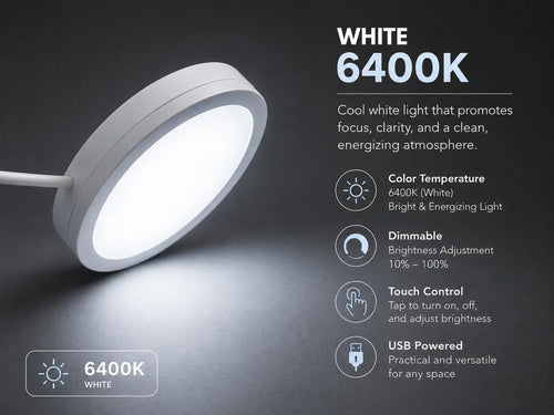 Adjustable Triple Tone USB Touch Control LED Wall Lamp