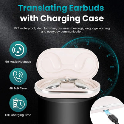 Open Ear AI Translation Wireless Earbuds V5.4 with APP Control